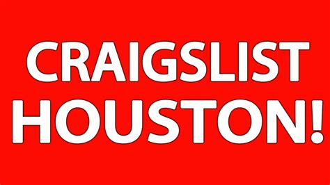 craigslist houston com